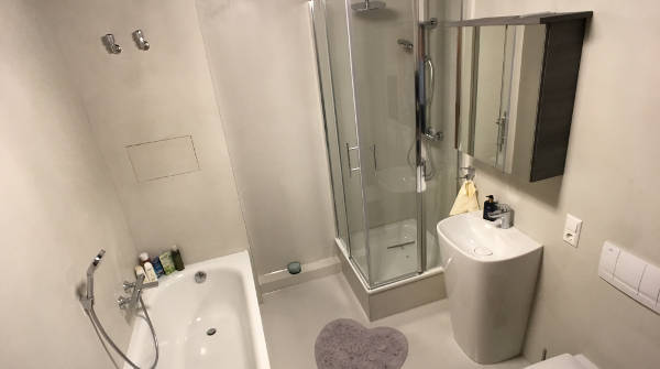 Fugenloses Bad in Wüstenbrand